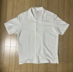 エアリズムコットンオープンカラーポロシャツ　エルサイズ　ユニクロ
