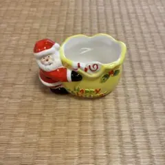 サンタクロース 陶器製 小物入れ クリスマス