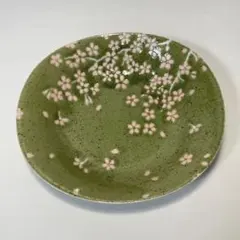 前畑陶器 庫山窯 竹久夢二桜の器　22cm オーバル深皿　美品のサムネイル