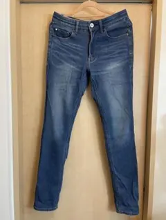 INHERIT スキニーデニム ダークブルー