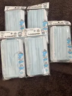 ドラえもん　不織布　マスク　大人用 10枚入り　5個セット