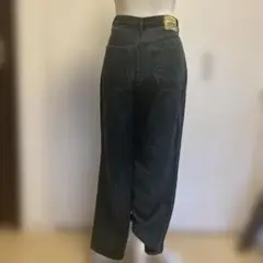 Wrangler ダークグレー ワイドパンツ スリット入り