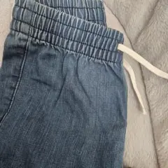 H&Mデニム ストレートパンツ ウエストゴム