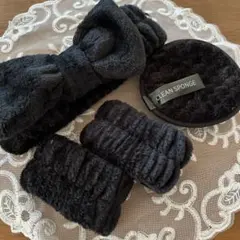 ヘアバンド　リストバンド　フェイスタオル　セット