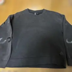 adidas クルーネック スウェット ブラック