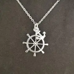 アンカー＆舵 ネックレス ユニセックス メンズ レディース