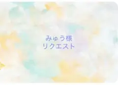 みゅう様　リクエスト　専用ページ