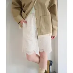 新品⭐︎PAL パル Kastane レースバイカーパンツ ショートパンツ 白