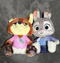 ズートピア2 ニック・ワイルド & ジュディ・ホップス ぬいぐるみセット