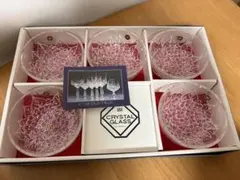 4/9SALE中▶︎昭和レトロ　hoya クリスタルグラス　小鉢　未使用品