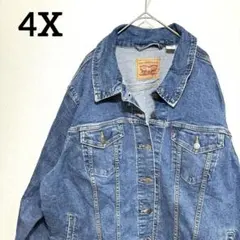 【希少】【4X】Levi's リーバイス デニムジャケット Gジャン 超ビッグ