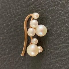 アガット　agete　パール　イヤークリップ　K10