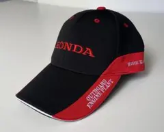 HONDA キャップ 帽子 ブラック レッド