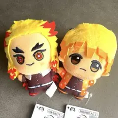 鬼滅の刃 ちびぐるみvol.1 ぬいぐるみ 煉獄杏寿郎　我妻 善逸　2点セット