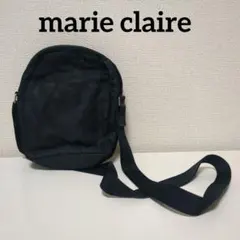 【美品】marie claire ナイロン ショルダーバッグ ブラックのサムネイル
