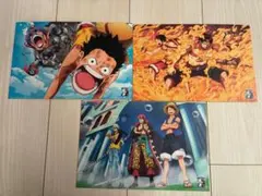 ワンピース ルフィ ポストカード3枚セット！