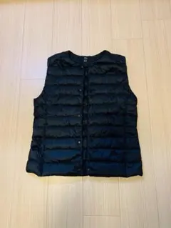 美品】ユニクロ ウルトラライトダウン コンパクトベスト ブラック Lサイズ