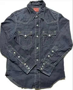 Levi’s TYPE1 デニムシャツ M 濃紺 ウエスタン リーバイス