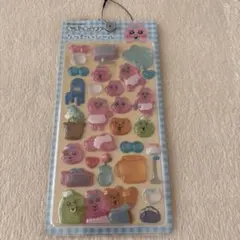 おぱんちゅうさぎ　りったいシール