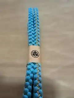 帯締め 水色 金糸入り 和装小物