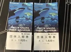 名古屋港水族館　入園券　チケット　２枚　入管券のサムネイル