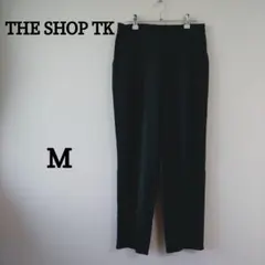 THE SHOP TK テーパードパンツ M ダークグリーン 深緑 ウエストゴムのサムネイル