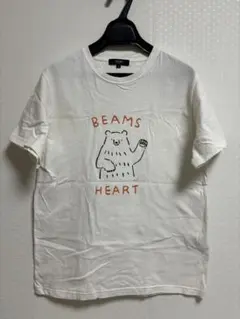 BEAMS HEART イラストTシャツ Sサイズ ホワイト