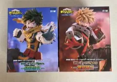 トリオトライト　ヒロアカ　フィギュア　緑谷出久　爆豪勝己