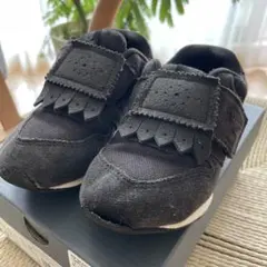 New Balance ブラック スニーカー ベルクロ