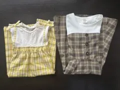 キッズ140ワンピース　２枚セットBee des Bee チュニックワンピ