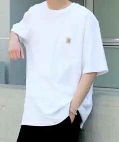 Carhartt ポケットTシャツ ホワイト XLのサムネイル