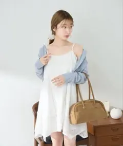 kastane パッチワークコットンキャミワンピースのサムネイル