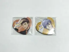 A3! 伏見臣 ＆ 斑鳩三角 ハート缶バッジ 缶バッジ アニカフェ 2点セット