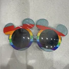 ミッキーマウス型サングラスとシュシュセット