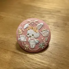 サンリオキャラクターズ　刺繍缶バッジ3 刺繍缶バッチ　ウィッシュミーメル