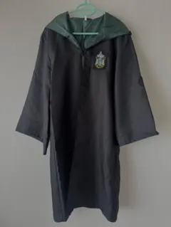 ハリーポッター　スリザリン ローブ フード付き　コスプレ衣装　Mサイズ