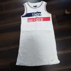 TOMMY HILFIGER ノースリーブワンピース 10Y ホワイト