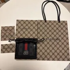 ✨バレンシアガxグッチ✨レザー ハッカープロジェクト 二つ折り財布