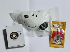 スヌーピー ミスド福袋　クッションポーチ・ストラップ・ミラーセット