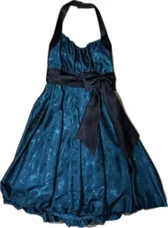 Sheio Preference ハルターネックドレス ティール