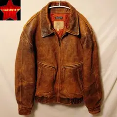 古着 ジョージタウン Georgetown フライトジャケット レザージャケット