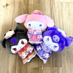 サンリオ マイメロディ クロミ ロリータキョンシーぬいぐるみ 4体