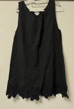 ケイトスペード　NEW YORK ワンピ(黒、花)