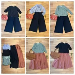 レディース服 オフィスカジュアル　まとめ売り コーデ売り 春夏服 M〜Lサイズ