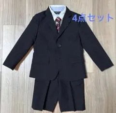 COMME CA ISM フォーマルスーツ 110cm 黒　コムサ　冠婚葬祭