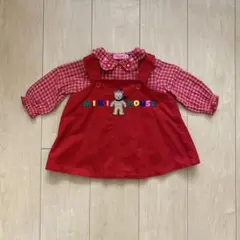 Mikihouse Chieco saku ジャンパースカート　ブラウスセット