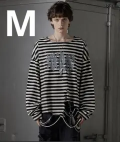 grancy 総柄ラインストーングラフィックロンT GRANCY】Patterned All Over Rhinestone Graphic Longsleeve