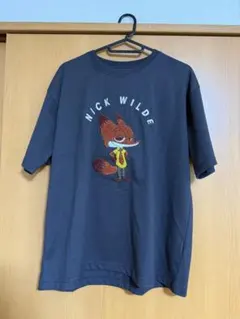 ズートピア Lサイズ サガラ刺繍デザインの半袖Tシャツ