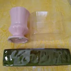 フラワーアレンジメント 花器 小さめ 新品未使用 3点セット