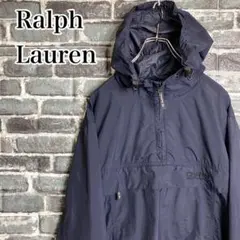 90s CHAPS ラルフローレン アノラック マウンテンパーカー ブラック